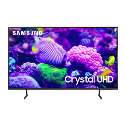 Samsung 65-inch DU7200 Crystal UHD 4K Smart TV on a white background